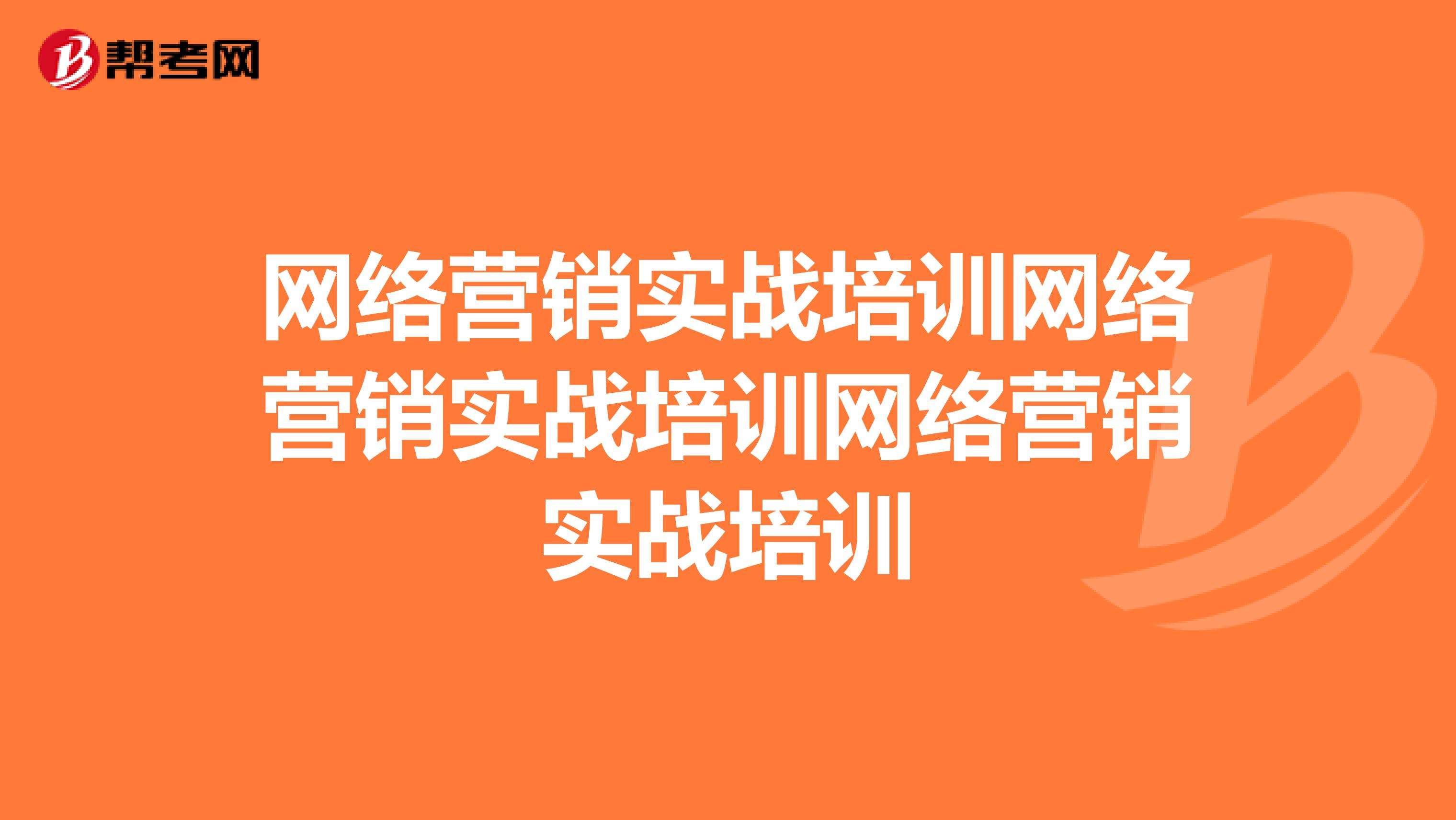 实战网络营销(实战网络营销专家)  第2张