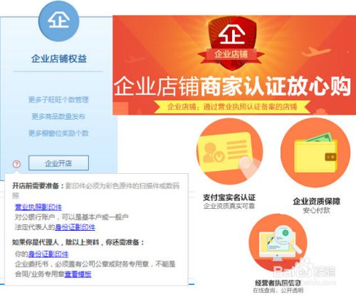 淘宝企业店铺开店流程(淘宝网企业店铺开店流程)  第1张